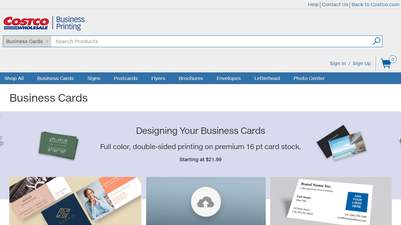Business Cards | Costco Business Printing
